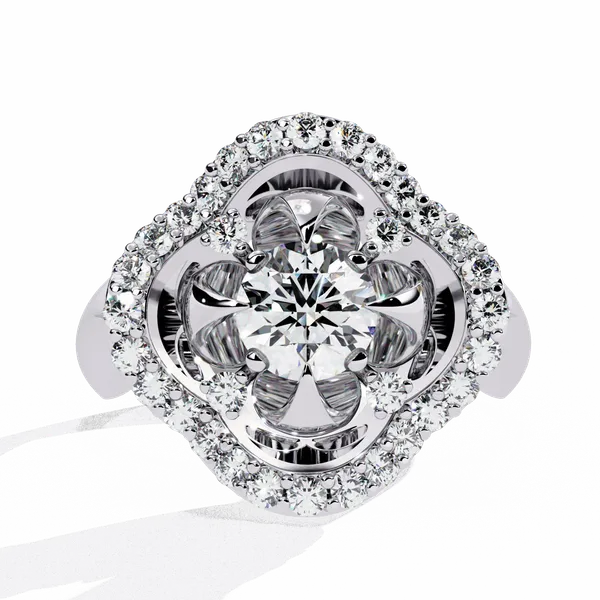 Silver_925_Sterling_Multi-Stone_Moissanite_Ring_For_Women