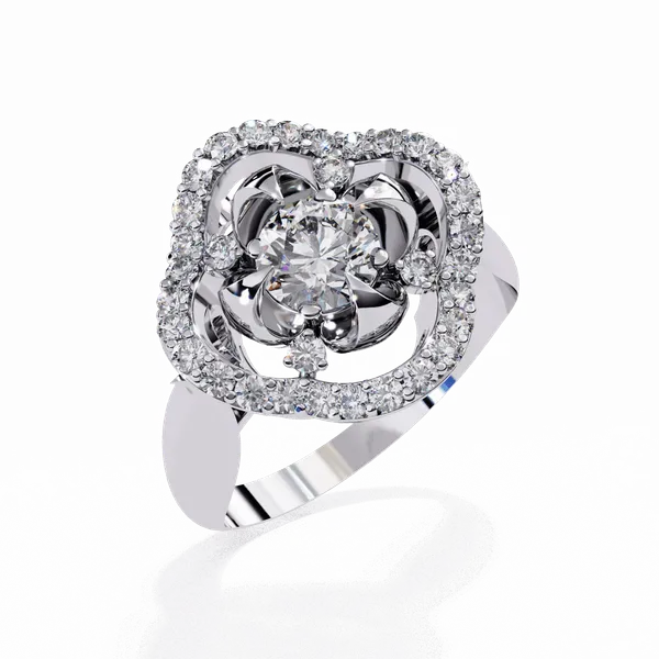Silver_925_Sterling_Multi-Stone_Moissanite_Ring_For_Women