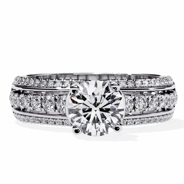 Silver_925_Sterling_Round_Cut_Timeless_Solitaire_Moissanite_Band_For_Women