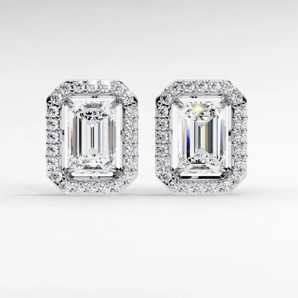 Silver_925_Sterling_Emerald_Round_Stud_Moissanite_Earrings_For_Women