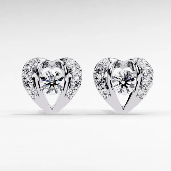 Silver_925_Sterling_Triple_Round_Stud_Moissanite_Earrings_For_Women
