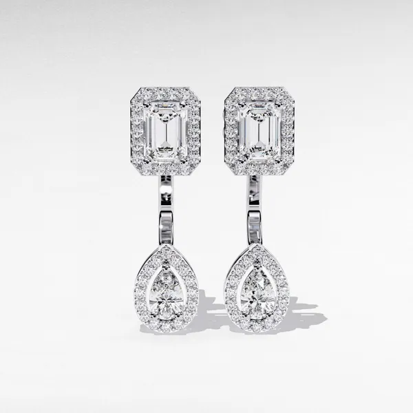 Silver_925_Sterling_Emerald_Pear_Halo_Drop_Moissanite_Earrings_For_Women