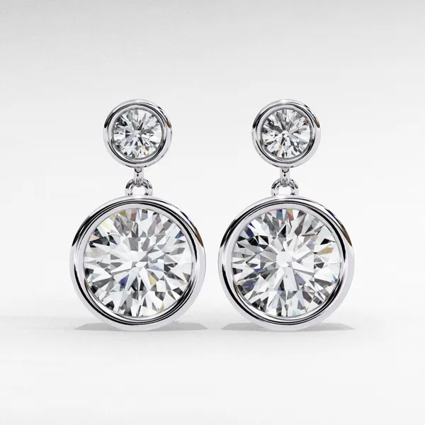 Silver_925_Twin_Round_Drop_Moissanite_Earrings_For_Women