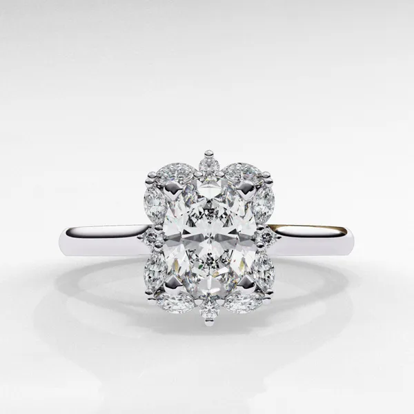 Silver_925_Sterling_Oval_Cut_Classic_Accent_Moissanite_Band_For_Women