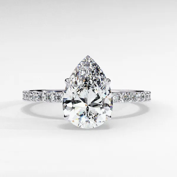Silver_925_Sterling_Modern_Classic_Pear_Cut_Moissanite_Ring_For_Women