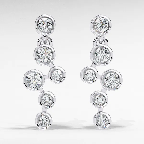 Silver_925_Sterling_Cascade_Round_Dangle_Moissanite_Earrings_For_Women