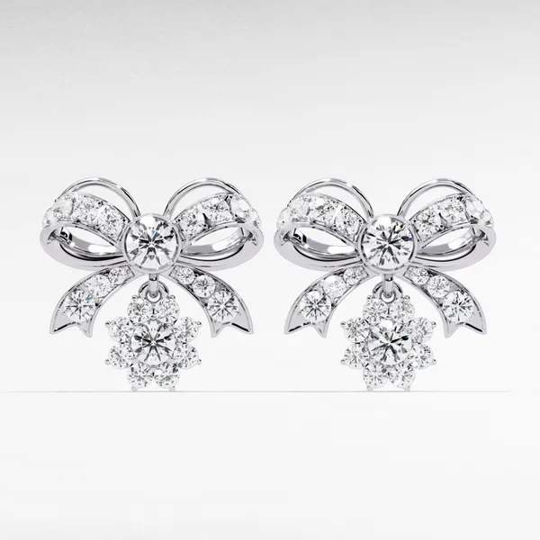Silver_925_Floral_Round_Dangle_Moissanite_Earrings_For_Women