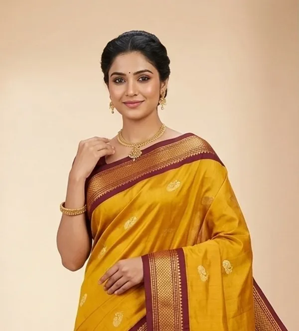 Yellow_Sico_Silk_Paithani_Zari_Work_Grand_Pallu_Saree_For_Women