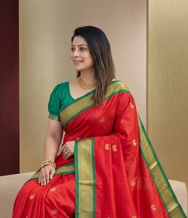 Red_Sico_Silk_Paithani_Woven_Saree_For_Women