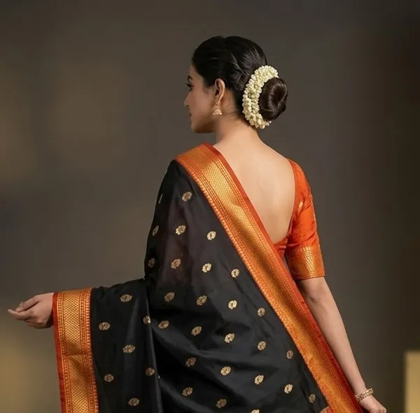 Black_Sico_Silk_Paithani_Zari_Border_Saree_For_Women