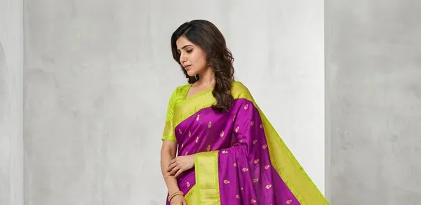 Purple_Sico_Silk_Paithani_Zari_Border_Designer_Pallu_Saree_For_Women