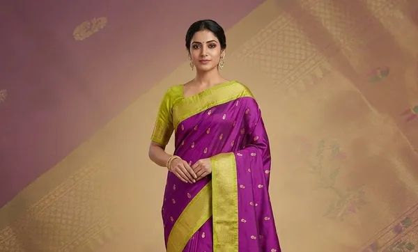 Purple_Sico_Silk_Paithani_Zari_Border_Designer_Pallu_Saree_For_Women
