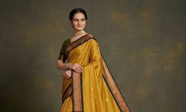 Golden_Sico_Silk_Zari_Woven_Banarasi_Saree_For_Women
