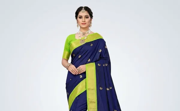 Blue_Sico_Silk_Paithani_Party_Wear_Saree_For_Women