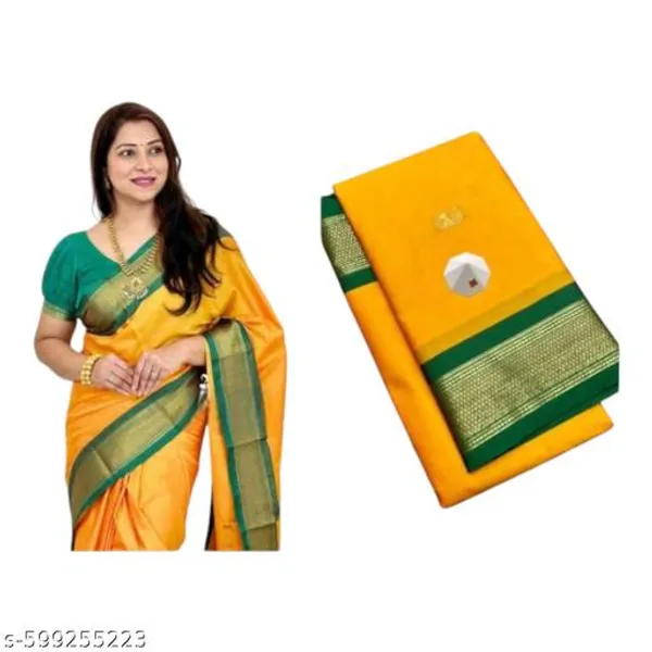 Yellow_Sico_Silk_Paithani_Traditional_Saree_For_Women