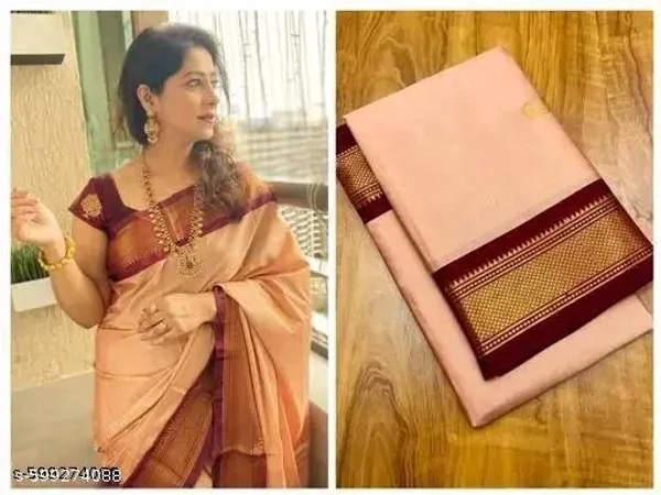 Peach_Sico_Silk_Party_Wear_Paithani_Saree_For_Women