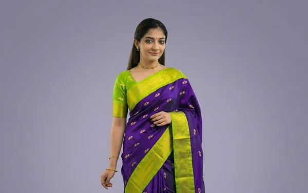 Violet_Sico_Silk_Paithani_Zari_Border_Saree_For_Women