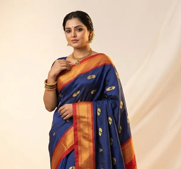 Blue_Sico_Silk_Traditional_Paithani_Saree_For_Women