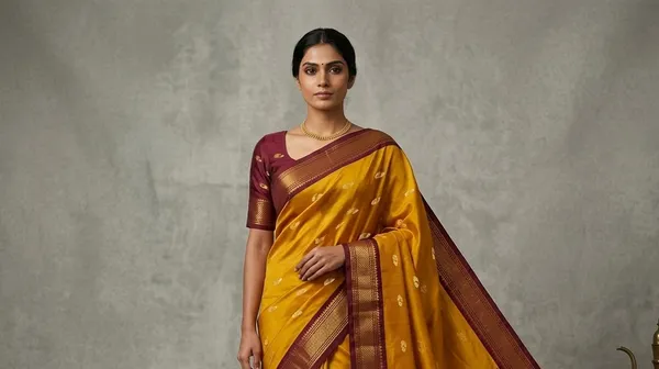 Golden_Sico_Silk_Zari_Border_Designer_Pallu_Paithani_Saree_For_Women