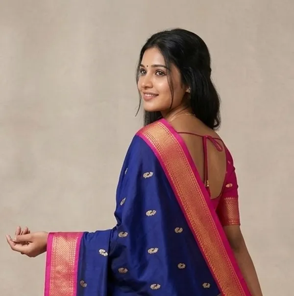 Blue_Sico_Silk_Paithani_Woven_Border_Designer_Pallu_Saree_For_Women