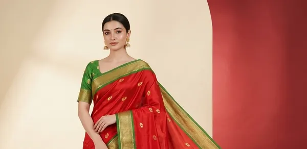Red_Sico_Silk_Paithani_Zari_Pallu_Saree_For_Women