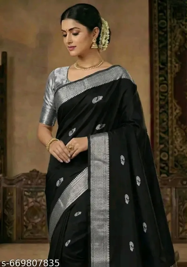 Black_Sico_Silk_Paithani_Traditional_Zari_Saree_For_Women