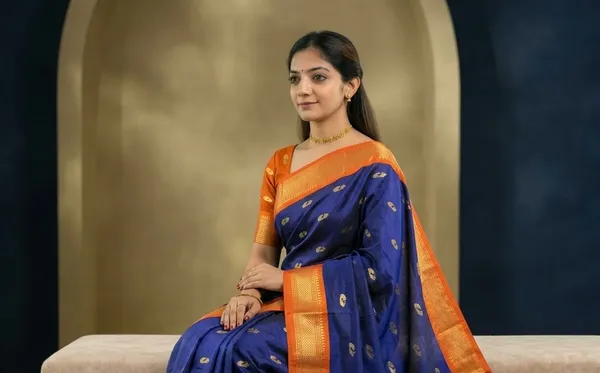 Blue_Sico_Silk_Paithani_Zari_Border_Saree_For_Women