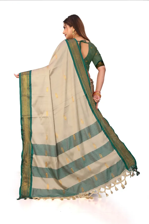 Green_Sico_Silk_Woven_Border_Paithani_Saree_For_Women