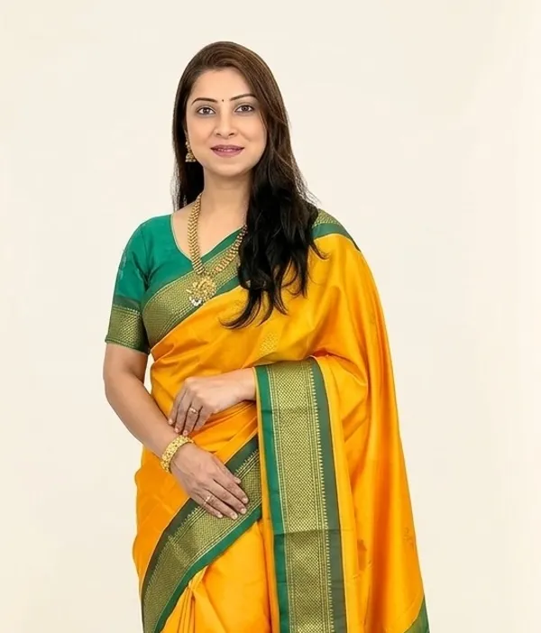 Yellow_Sico_Silk_Paithani_Saree_For_Women