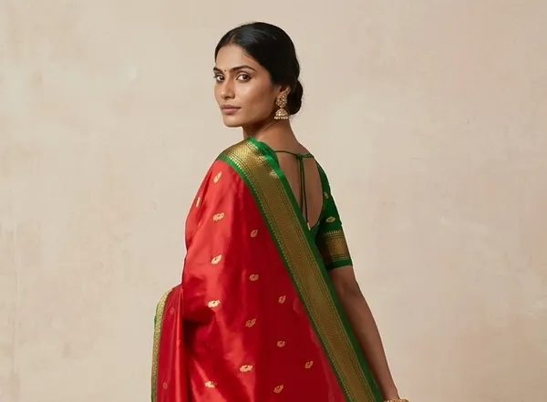 Red_Sico_Silk_Paithani_Zari_Border_Saree_For_Women