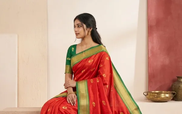 Red_Sico_Silk_Traditional_Woven_Paithani_Saree_For_Women