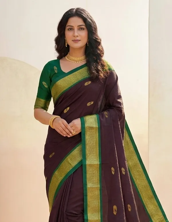 Maroon_Sico_Silk_Paithani_Woven_Pallu_Saree_For_Women