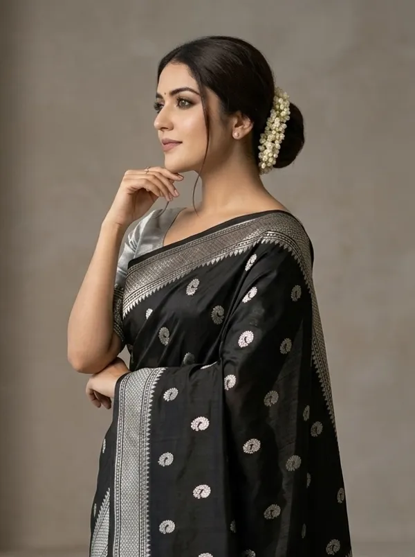 Black_Sico_Silk_Paithani_Zari_Border_Saree_For_Women