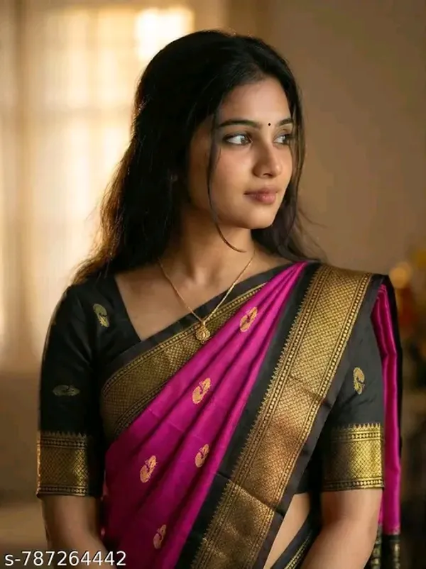 Pink_Sico_Silk_Traditional_Paithani_Saree_For_Women