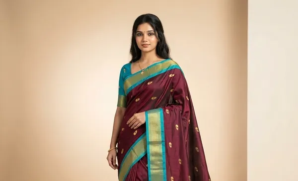 Maroon_Sico_Silk_Paithani_Woven_Zari_Border_Saree_For_Women