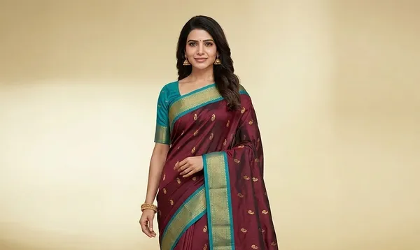Maroon_Sico_Silk_Paithani_Zari_Border_Saree_For_Women