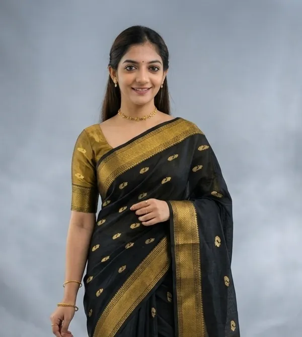 Black_Sico_Silk_Paithani_Zari_Border_Saree_For_Women