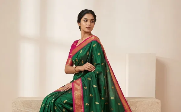 Green_Sico_Silk_Paithani_Festive_Rich_Pallu_Saree_For_Women