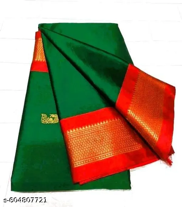 Bottle_Green_Sico_Silk_Paithani_Zari_Saree_For_Women