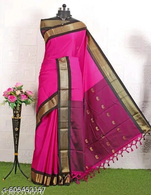 Pink_Sico_Silk_Paithani_Zari_Woven_Saree_For_Women