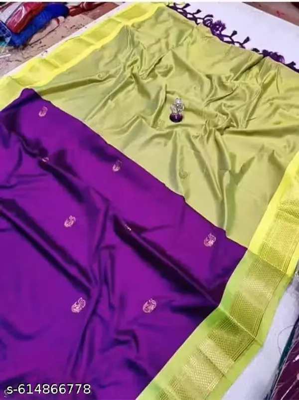 Violet_Sico_Silk_Paithani_Zari_Peacock_Butta_Saree_For_Women