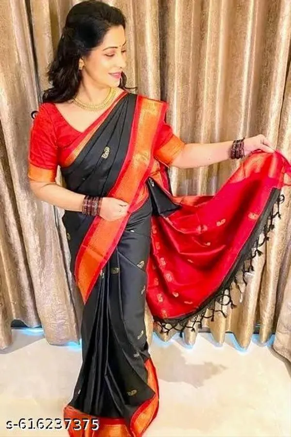 Black_Sico_Silk_Paithani_Party_Saree_For_Women