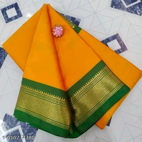 Yellow_Sico_Silk_Paithani_Saree_For_Women