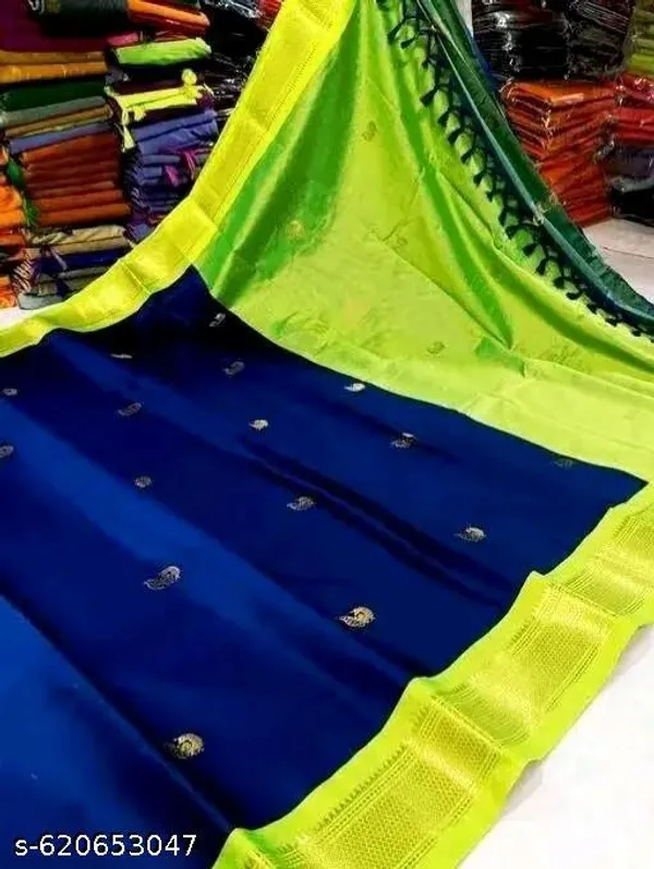 Blue_Sico_Silk_Paithani_Party_Wear_Saree_For_Women