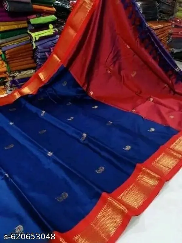 Blue_Sico_Silk_Paithani_Traditional_Woven_Saree_For_Women