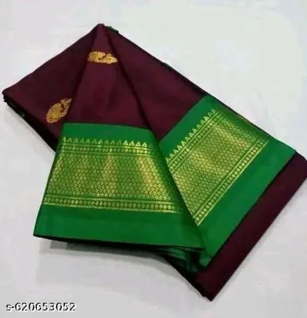 Maroon_Sico_Silk_Paithani_Traditional_Woven_Saree_For_Women
