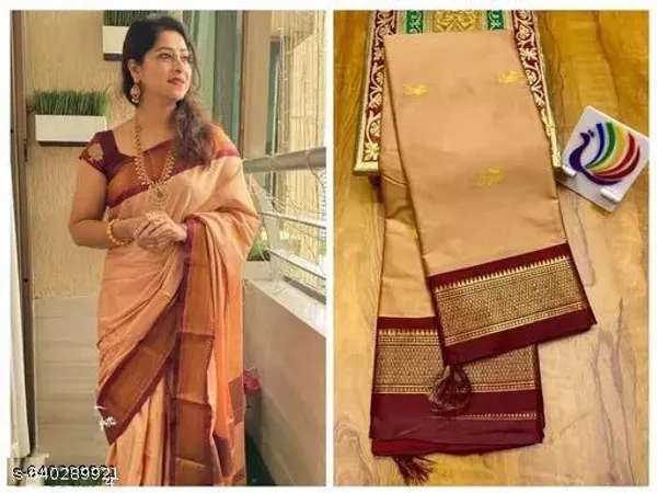 Beige_Sico_Silk_Traditional_Paithani_Saree_For_Women