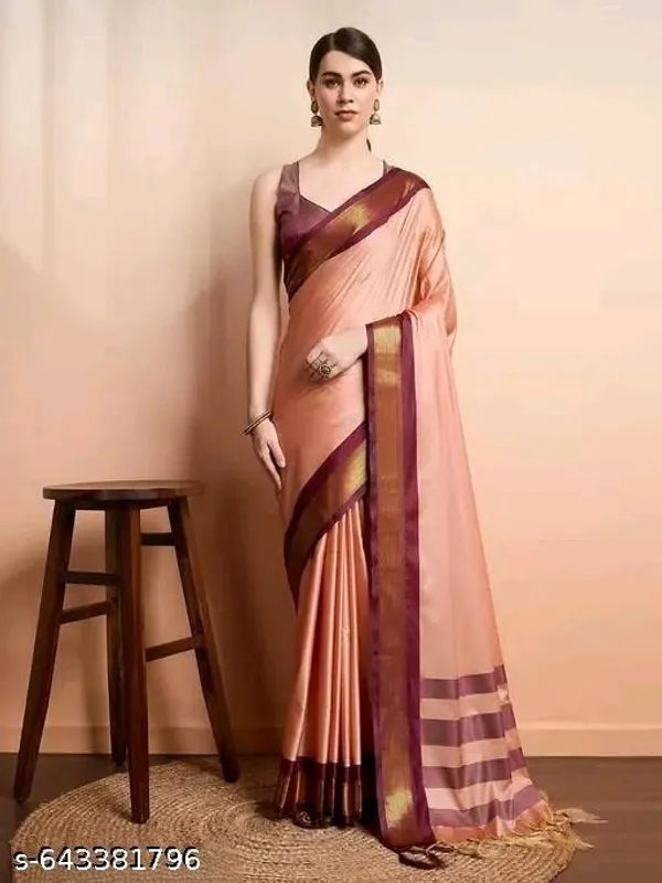 Peach_Sico_Silk_Paithani_Zari_Big_Border_Saree_For_Women