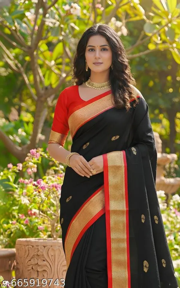 Black_Sico_Silk_Paithani_Lace_Border_Party_Wear_Saree_For_Women
