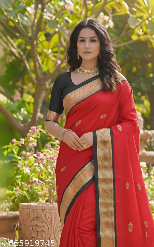 Red_Sico_Silk_Zari_Border_Paithani_Saree_For_Women